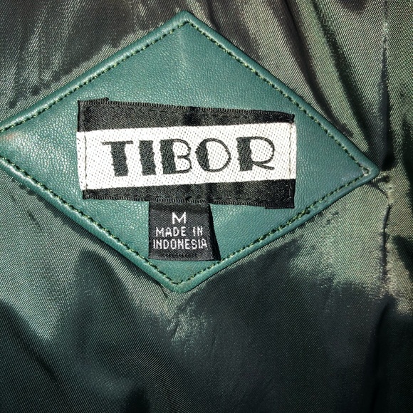 Vintage Leather Swing Coat,  Tibor, Medium NWOT - Picture 4 of 7